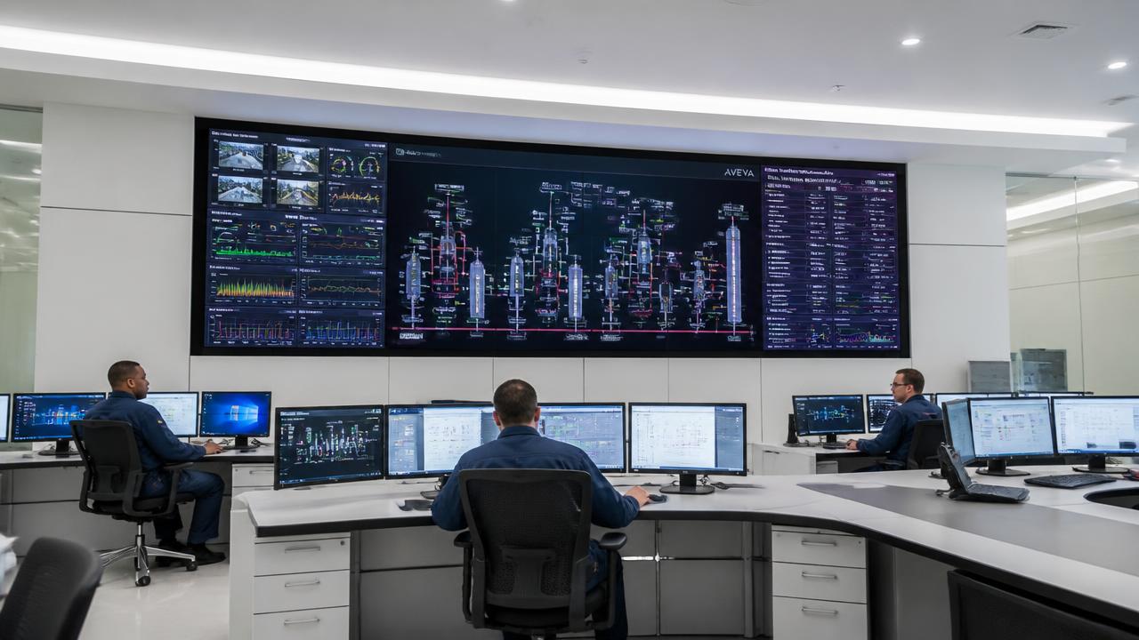 Schneider Electric Geo SCADA supervision interface